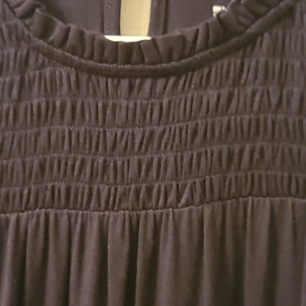 CROFT AND BARROW WOMENS BLACK SLEEVELESS TOP SIZE LARGE - Picture 2 of 15